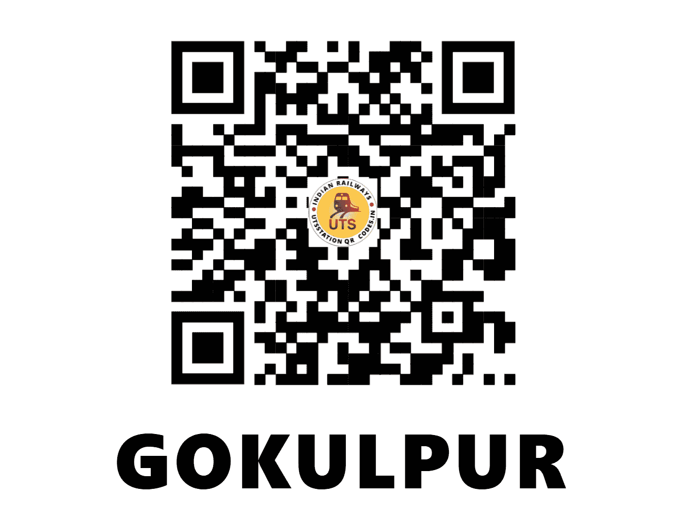 UTS QR Code for GOKULPUR - GKL (SE - WEST BENGAL)